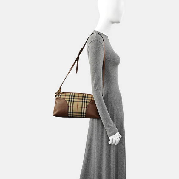 Canvas Shoulder Bag Brown