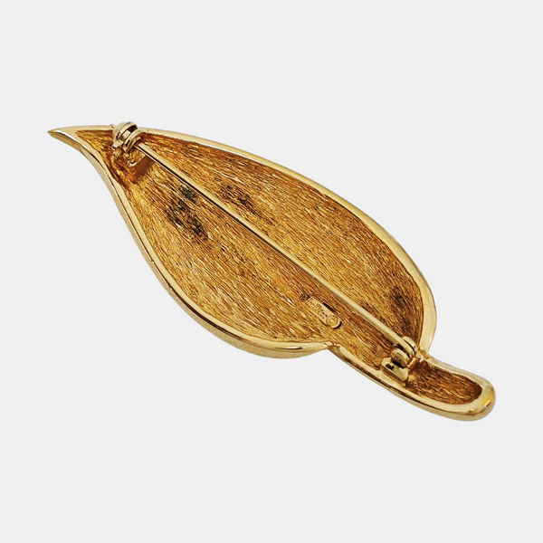 Metal Gold Brooch