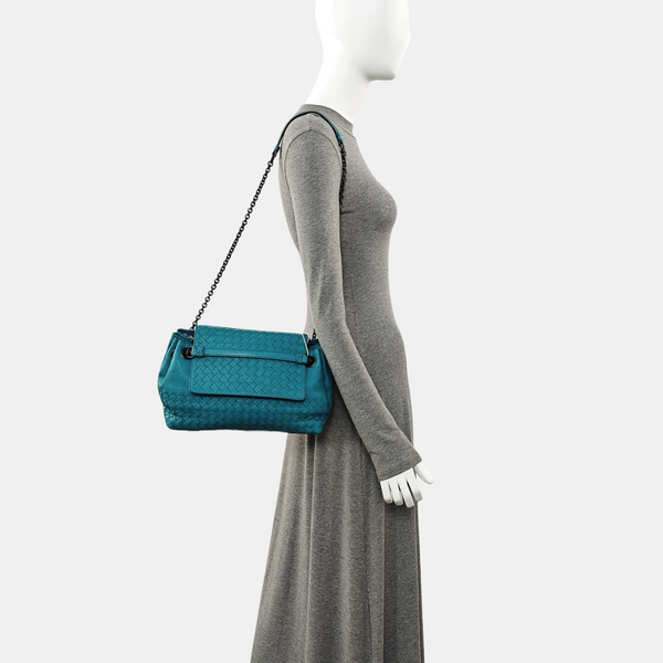 Calfskin Shoulder Bag Green