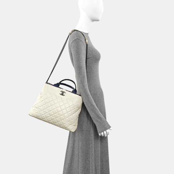 PORTOBELLO Quilted Calfskin White