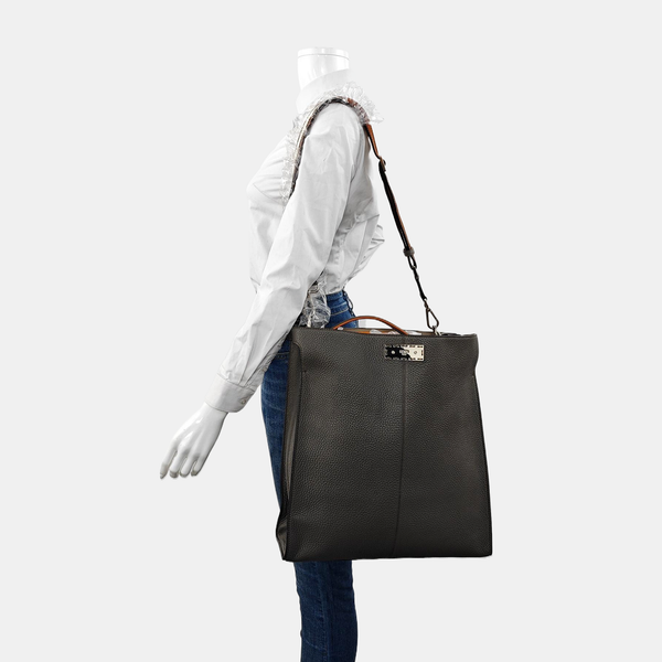 Peekaboo Calfskin Gray