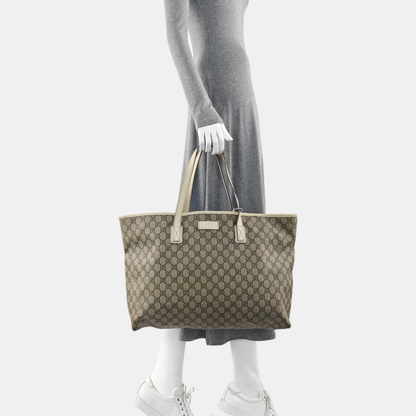 GG Imprime Monogram Coated Canvas Beige
