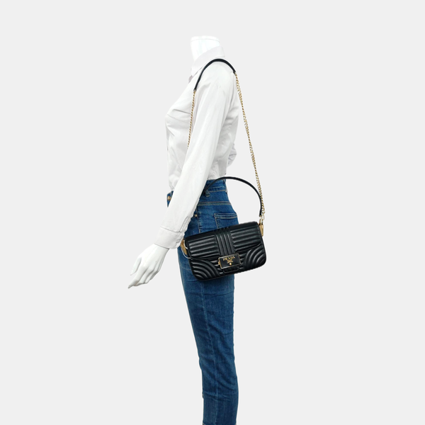Diagramme Quilted Calfskin Black
