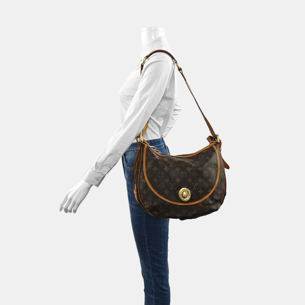 TULUM GM Monogram Coated Canvas Brown