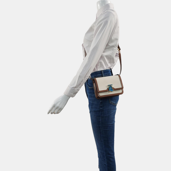 TB Mini Canvas Beige