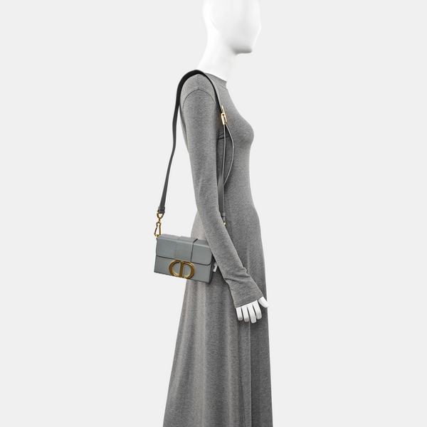 30 Montaigne Mini Calfskin Gray