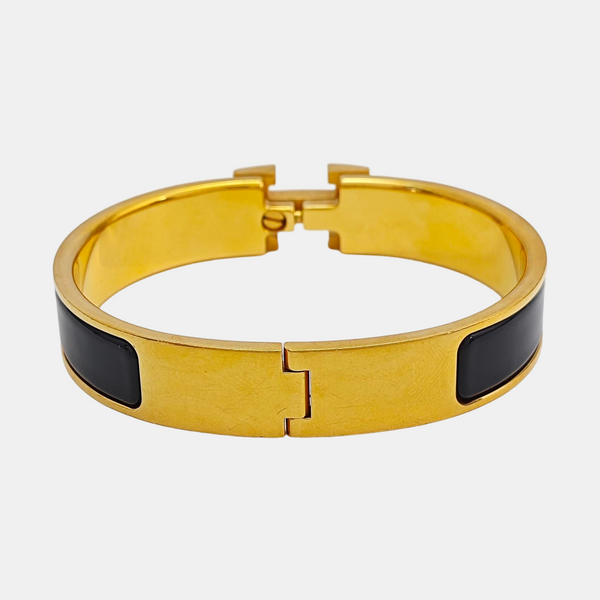 Clic H Metal Gold Bangle