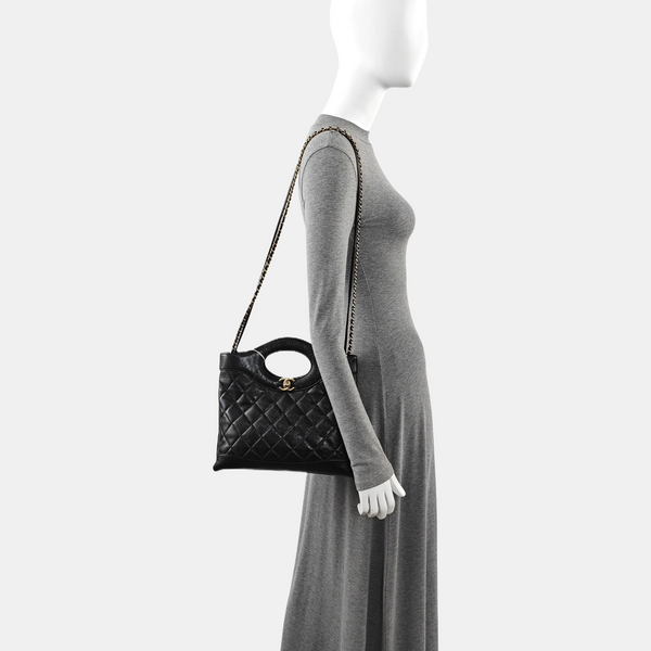 CHANEL 31 Quilted Lambskin Black