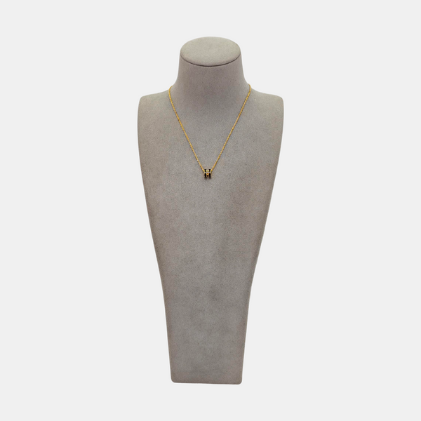 Pop H Metal Gold Necklace