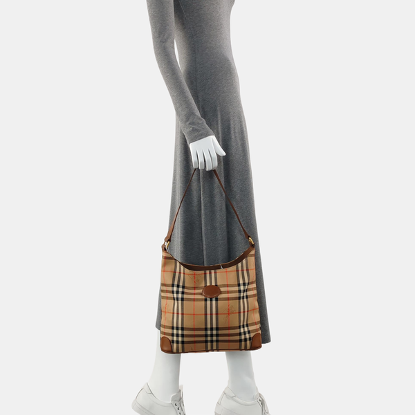 Canvas Shoulder Bag Beige