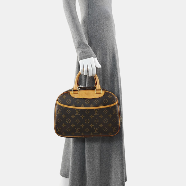 DEAUVILLE Monogram Coated Canvas Brown