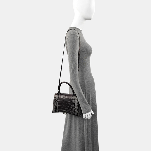 Hourglass Small Calfskin Gray