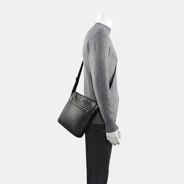 Signature Monogram Calfskin Black