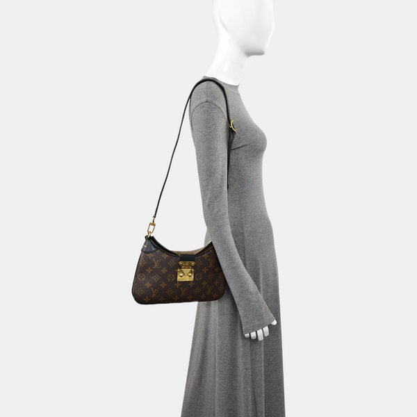 TWINNY Monogram Coated Canvas Brown