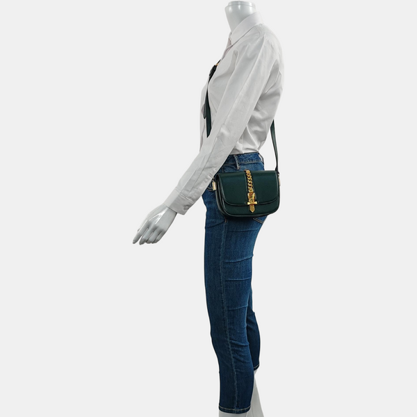 Sylvie 1969 Mini Calfskin Green