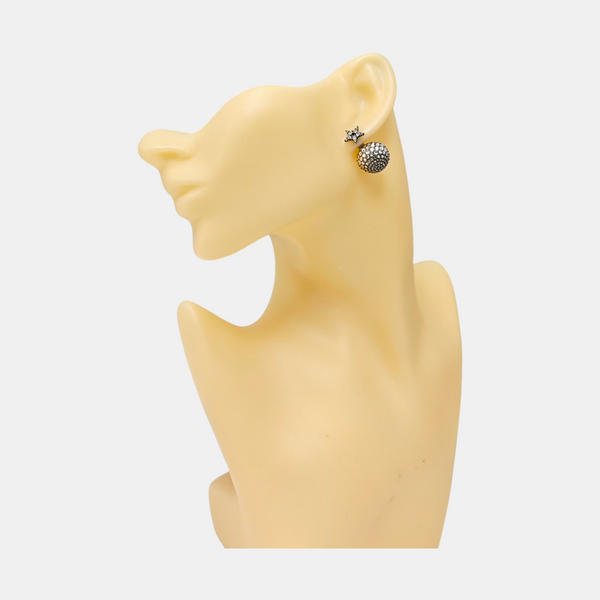 Metal Silver Stud Earrings
