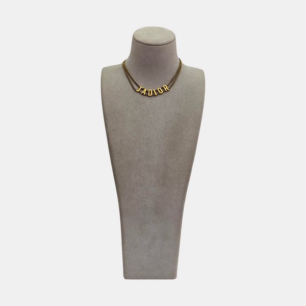 J'adior Metal Gold Necklace