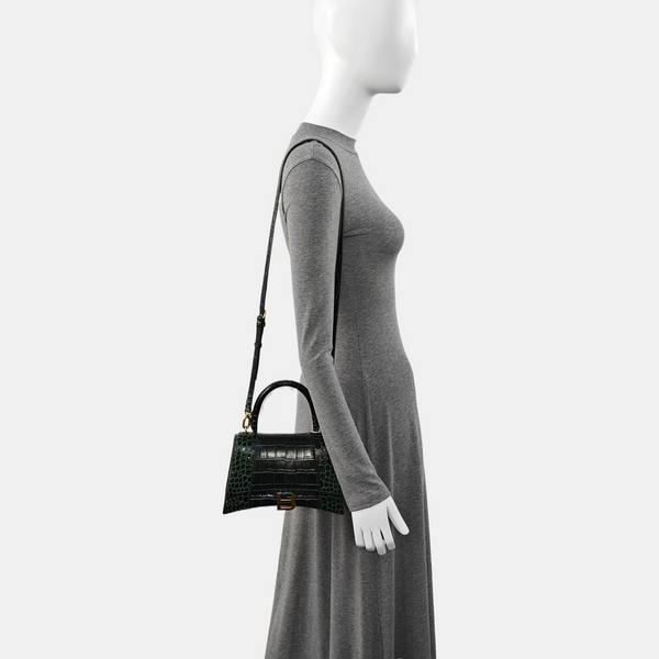 Hourglass S Calfskin Green
