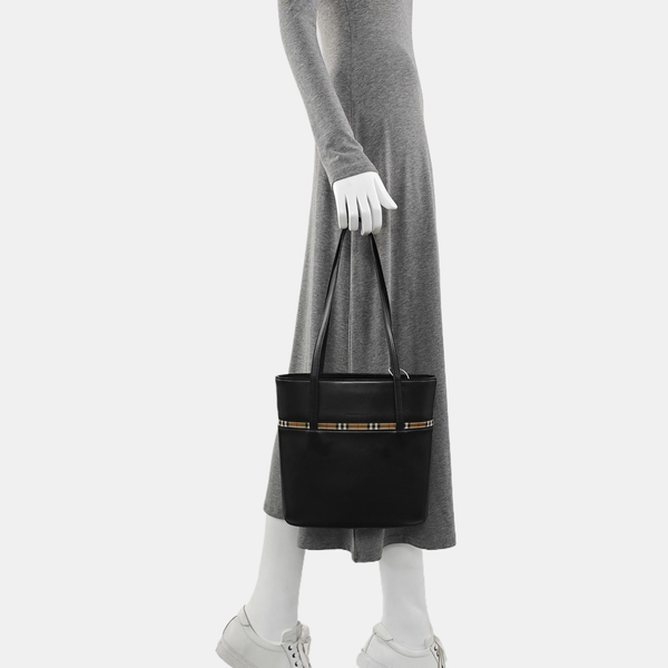 Calfskin Tote Bag Black