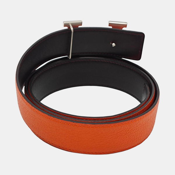 Leather Belt Orange