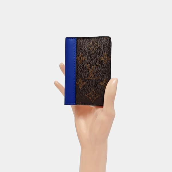 Monogram Coated Canvas Card Holder Brown