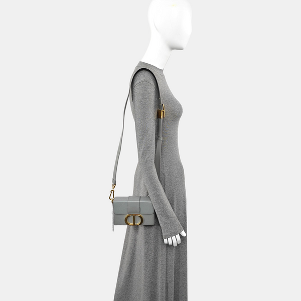 30 Montaigne Mini Calfskin Gray