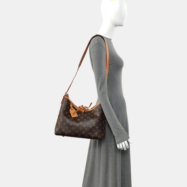 CARRYALL PM Monogram Coated Canvas Brown