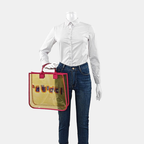 Special Material Tote Bag Yellow