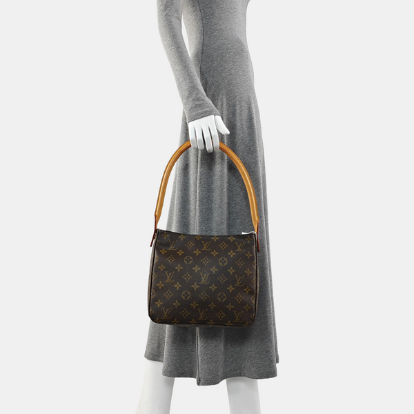 LOOPING MM Monogram Coated Canvas Brown