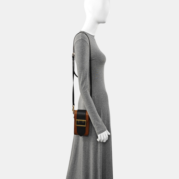 Buckle Calfskin Brown