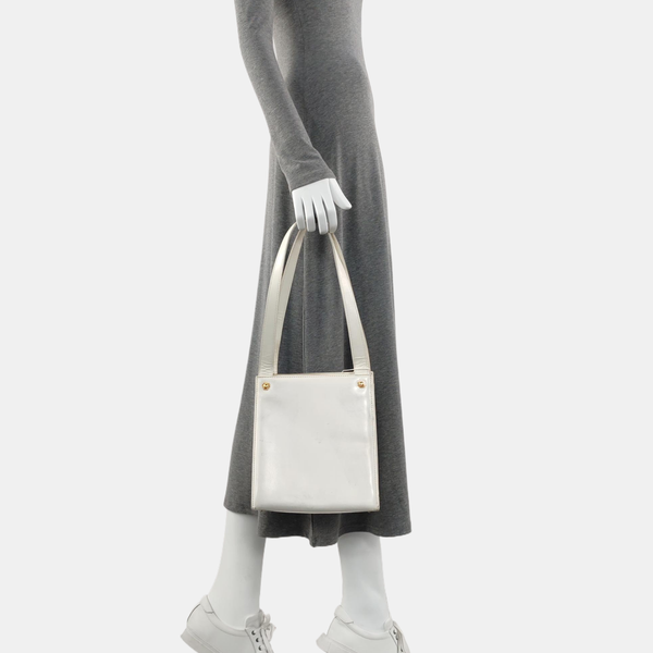 Calfskin Tote Bag White