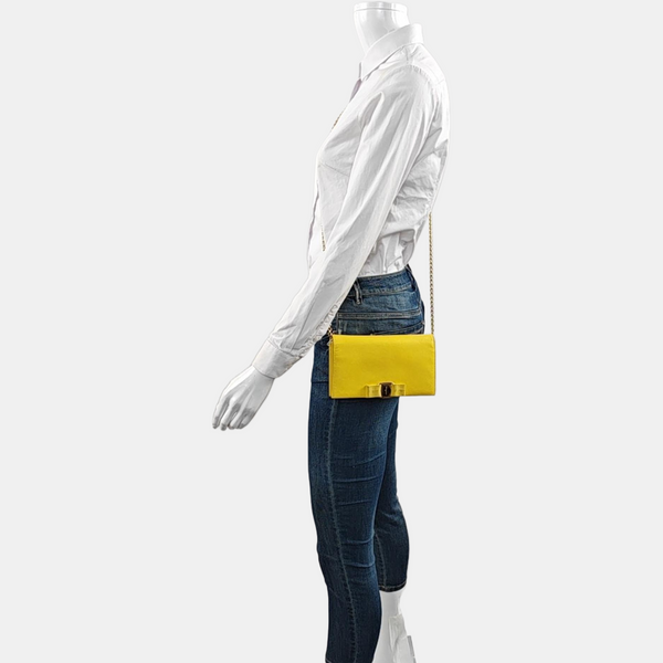 Ginny Calfskin Yellow