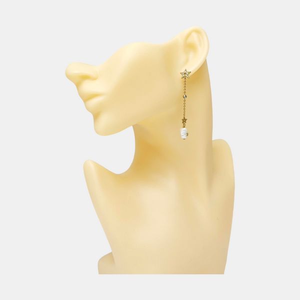 La Petite Tribale Metal Gold Earrings
