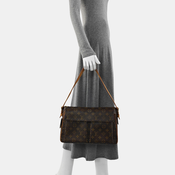 VIVA CITE Monogram Coated Canvas Brown