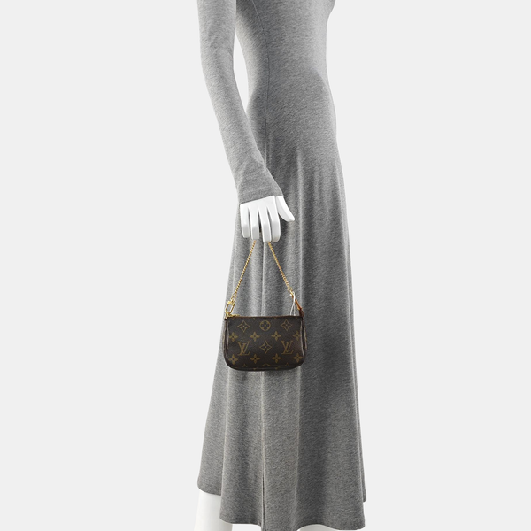 ACCESSOIRES Mini Monogram Coated Canvas Brown