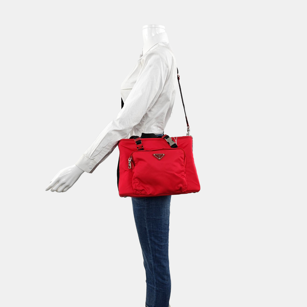 Nylon Crossbody Bag Nylon Red