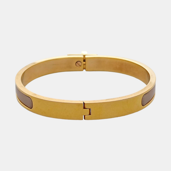Clic Kelly Metal Gold Bangle