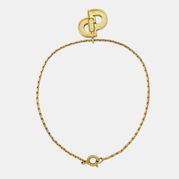 Petit CD Metal Gold Bracelet