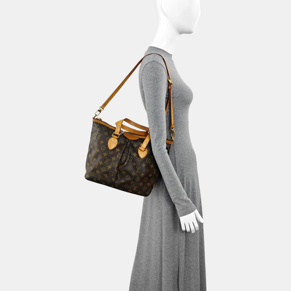 PALERMO PM Monogram Coated Canvas Brown