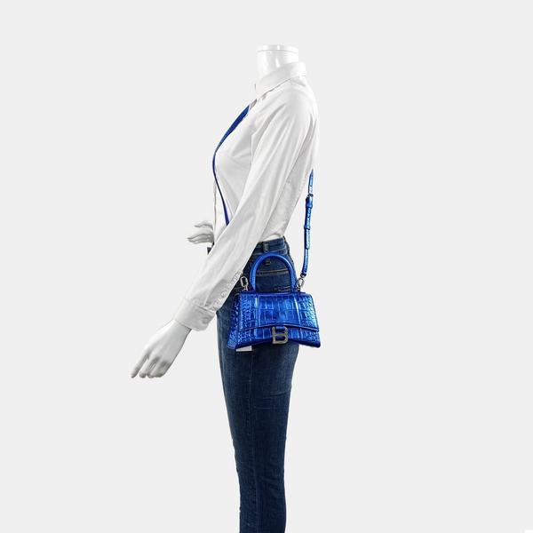 Hourglass XS Calfskin Blue