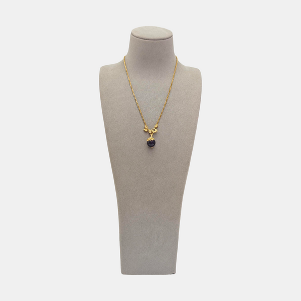 Collar Diorelita Metálico Dorado
