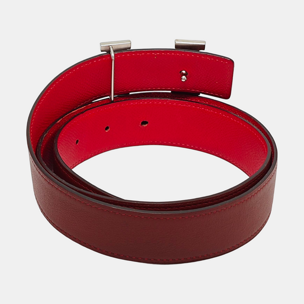 Leather Belt Red