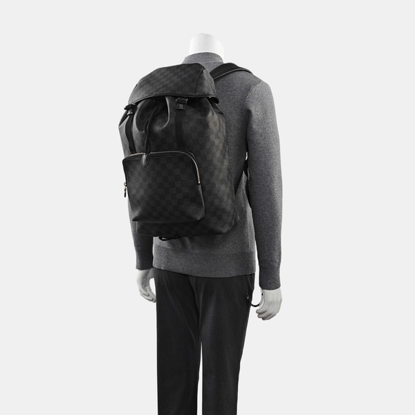 CHRISTOPHER Damier Graphite Coated Canvas Gray