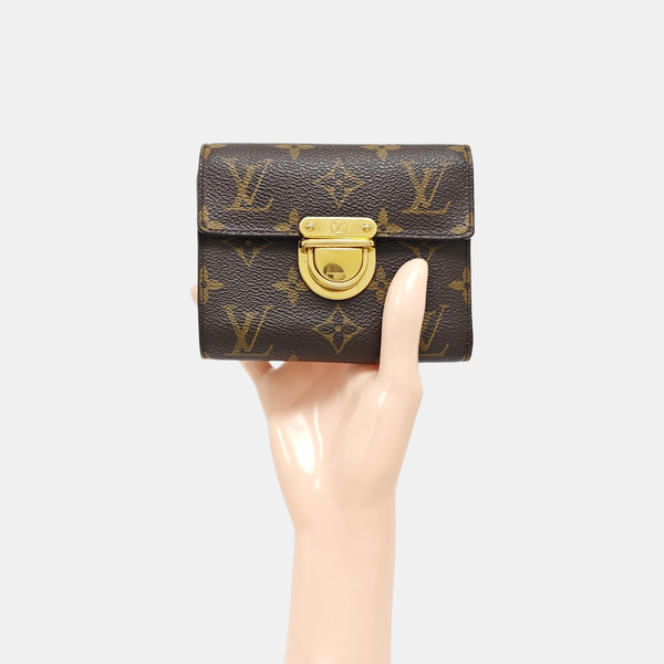 KOALA Monogram Coated Canvas Brown Wallet