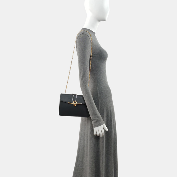 Gancini Calfskin Gray
