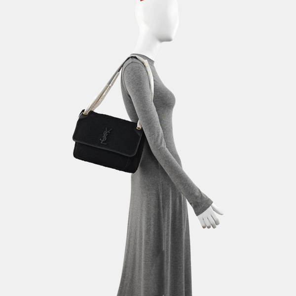 NIKI Medium Fabric Black
