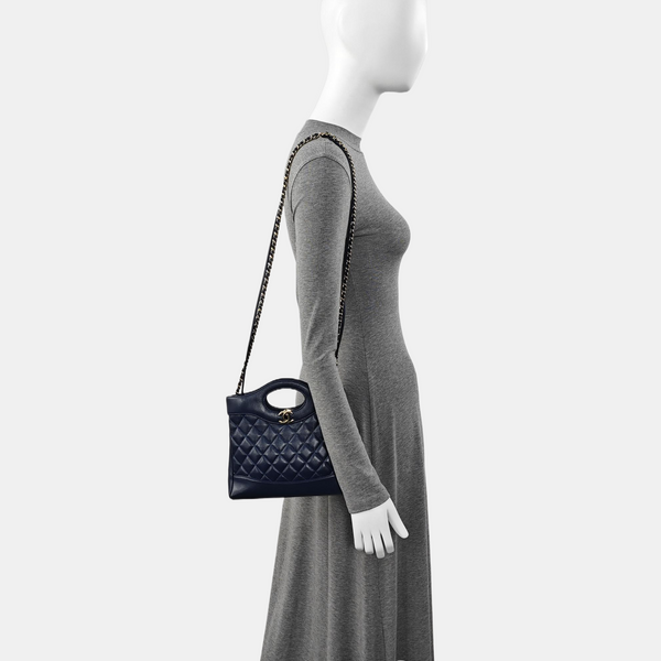 CHANEL 31 Quilted Lambskin Blue