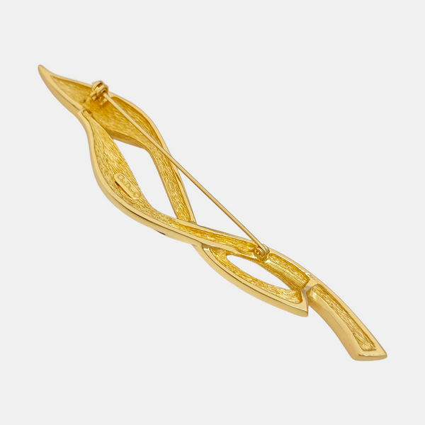 Metal Gold Brooch