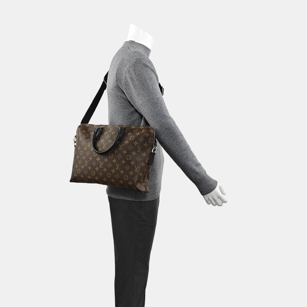 PORTE-DOCUMENTS Monogram Coated Canvas Brown