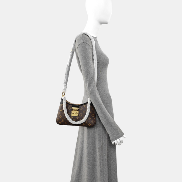 TWINNY Monogram Coated Canvas Brown